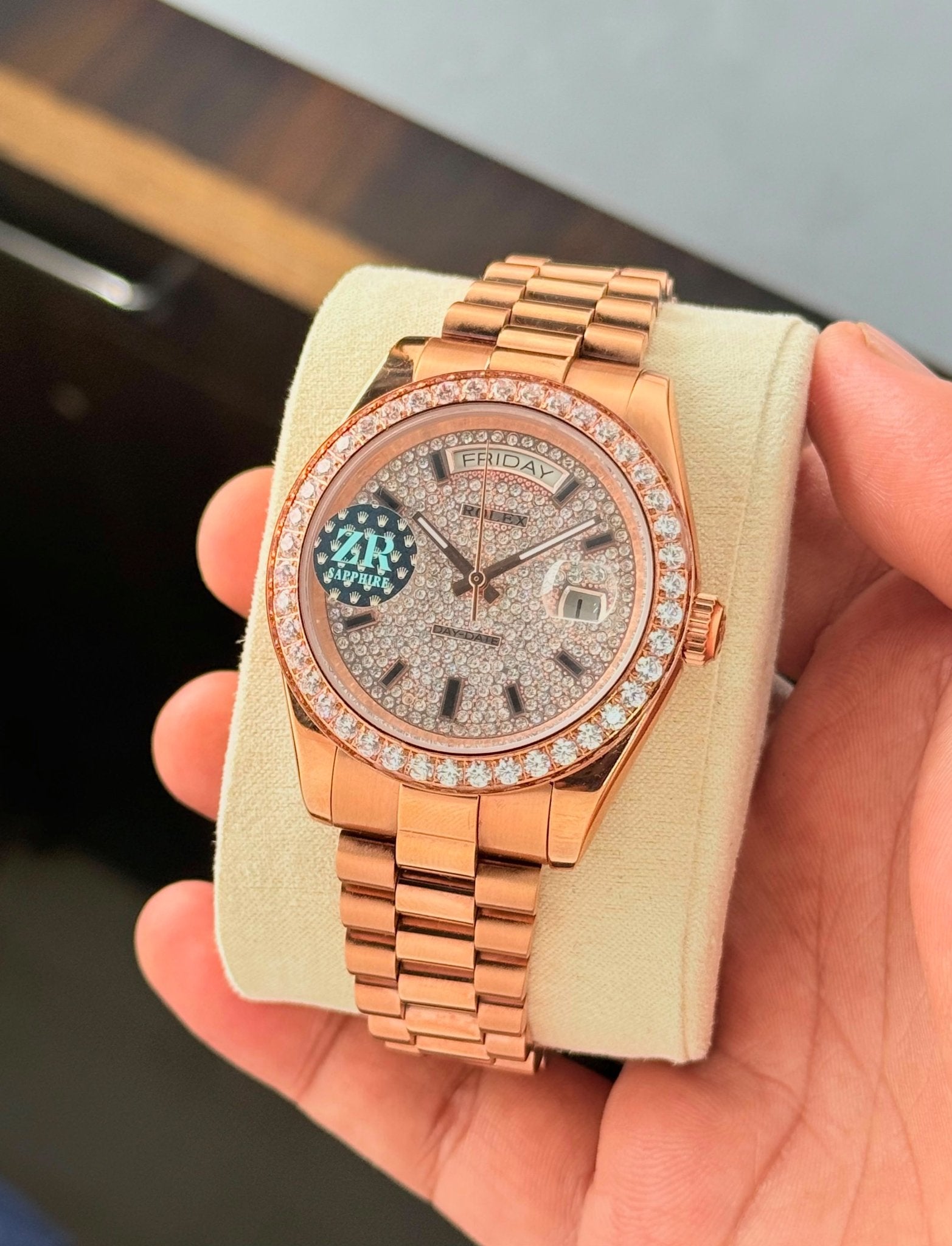 Rolex oyster-perpetual Rosegold - ZypherPremium