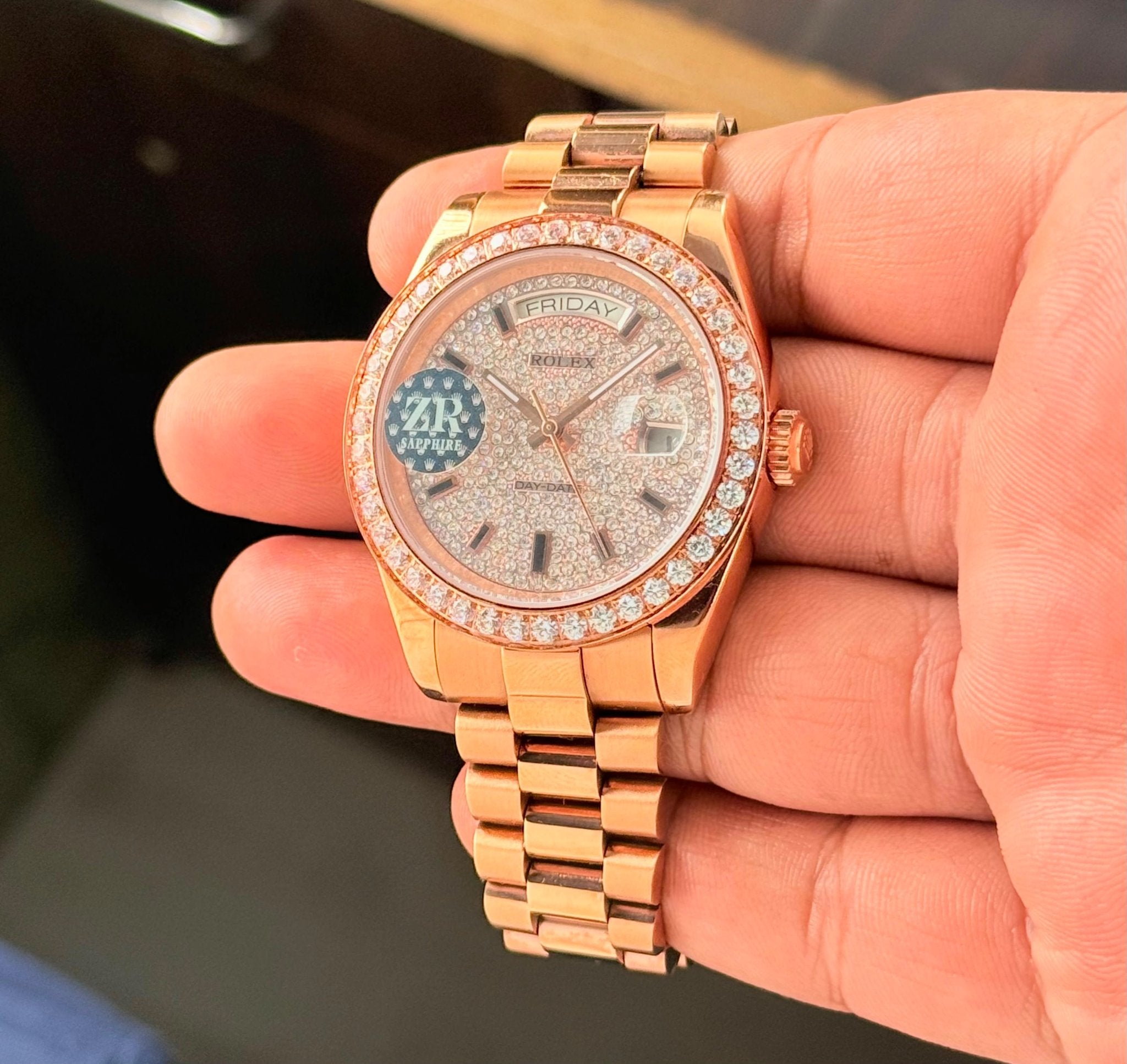 Rolex oyster-perpetual Rosegold - ZypherPremium