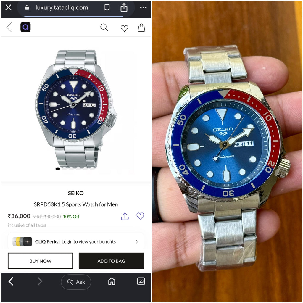 Seiko 5 Sports SRPD53K1 (Blue) - ZypherPremium