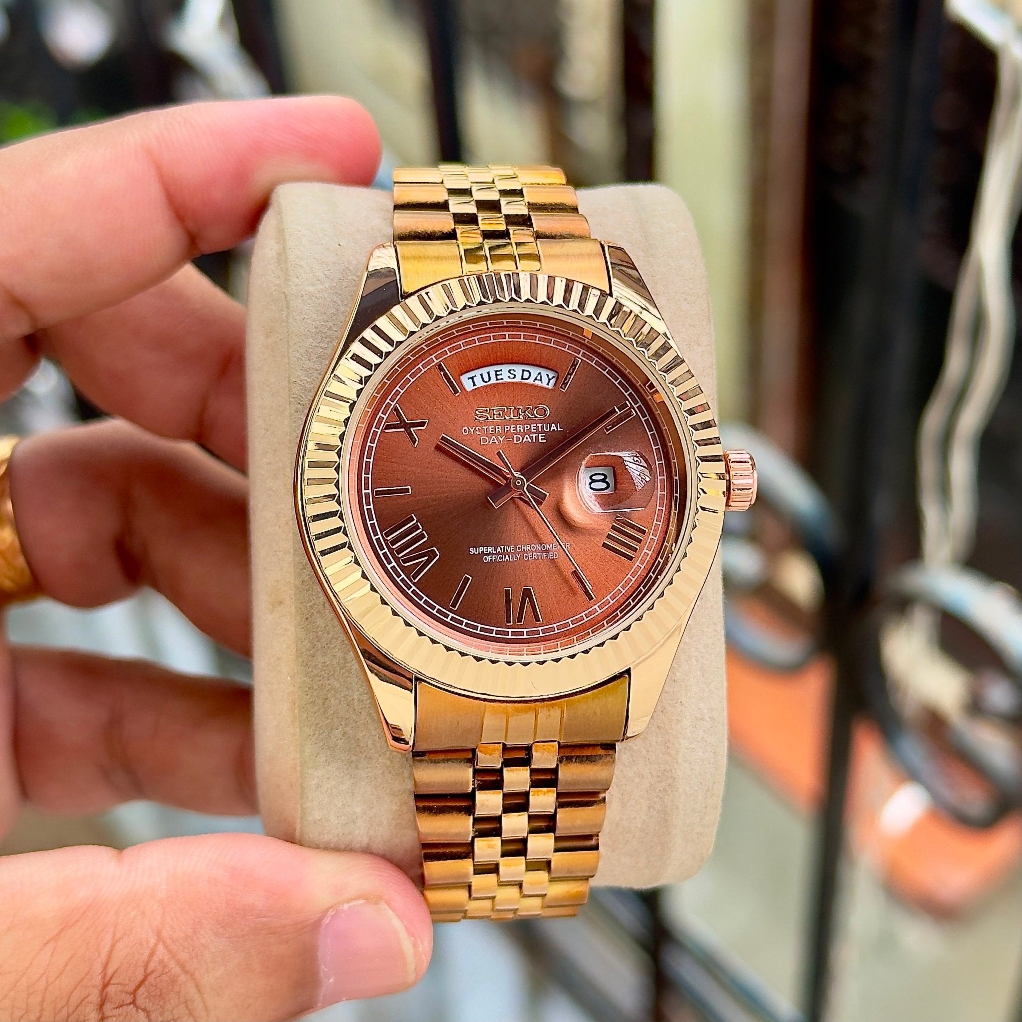 Seiko Day-date Rosegold - ZypherPremium