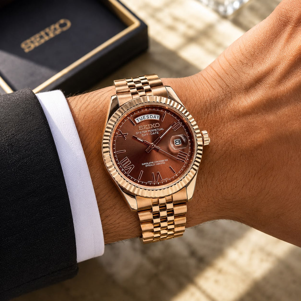 Seiko Day-date Rosegold - ZypherPremium