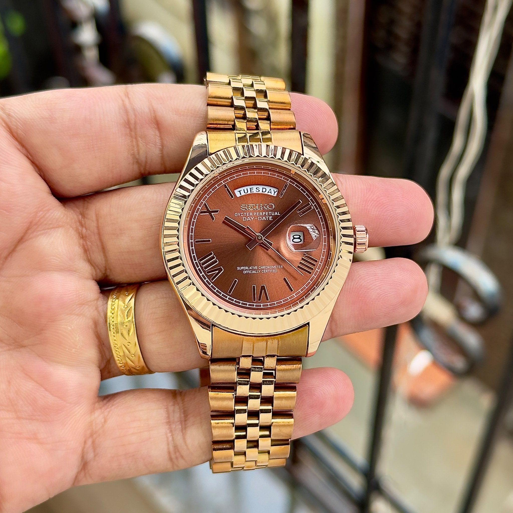 Seiko Day-date Rosegold - ZypherPremium
