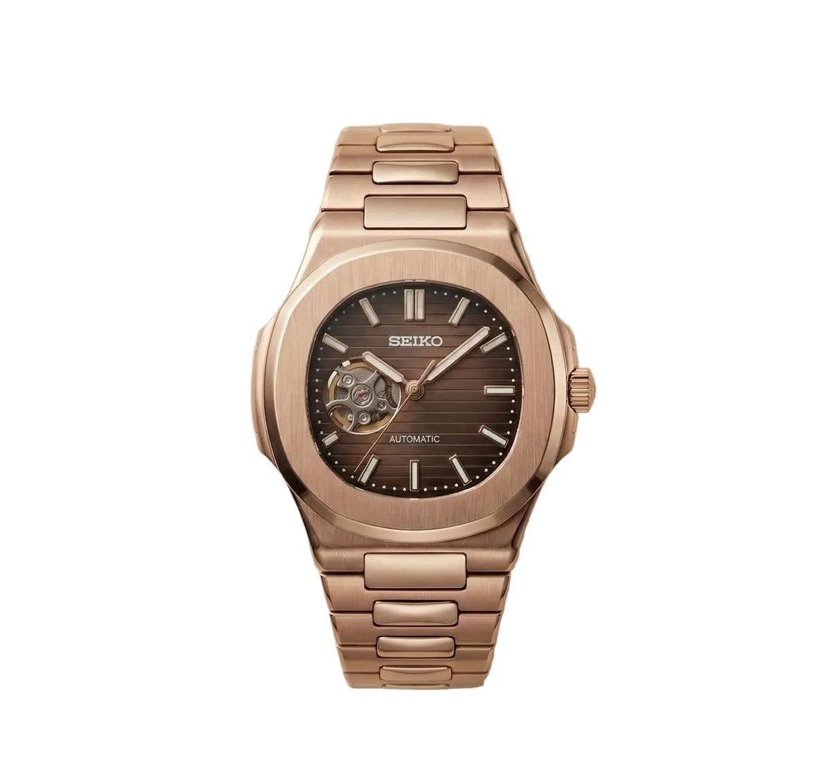 Seiko Nautilus mod Rose-gold - ZypherPremium