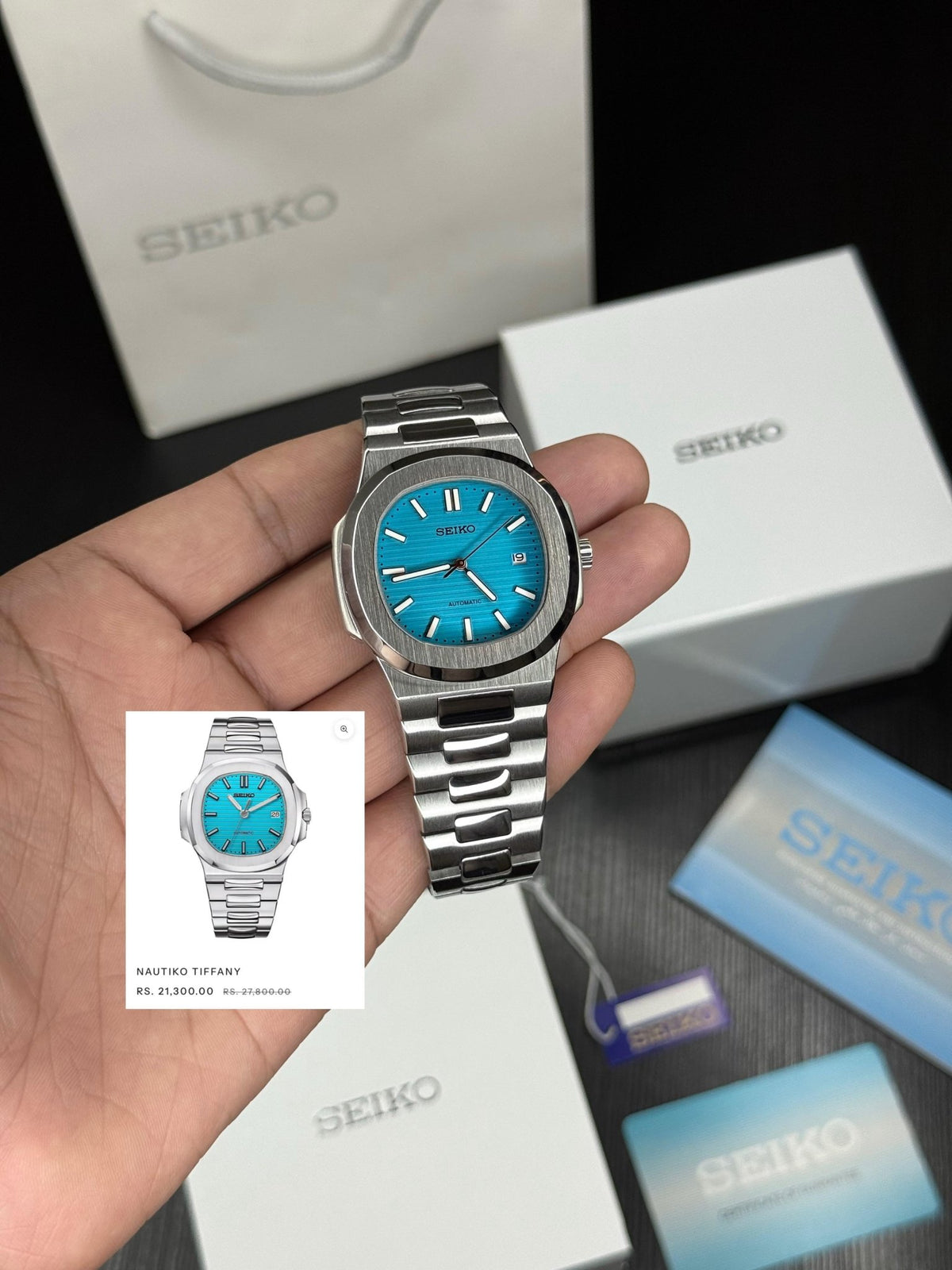 Seiko nautilus Tiffany-blue - ZypherPremium