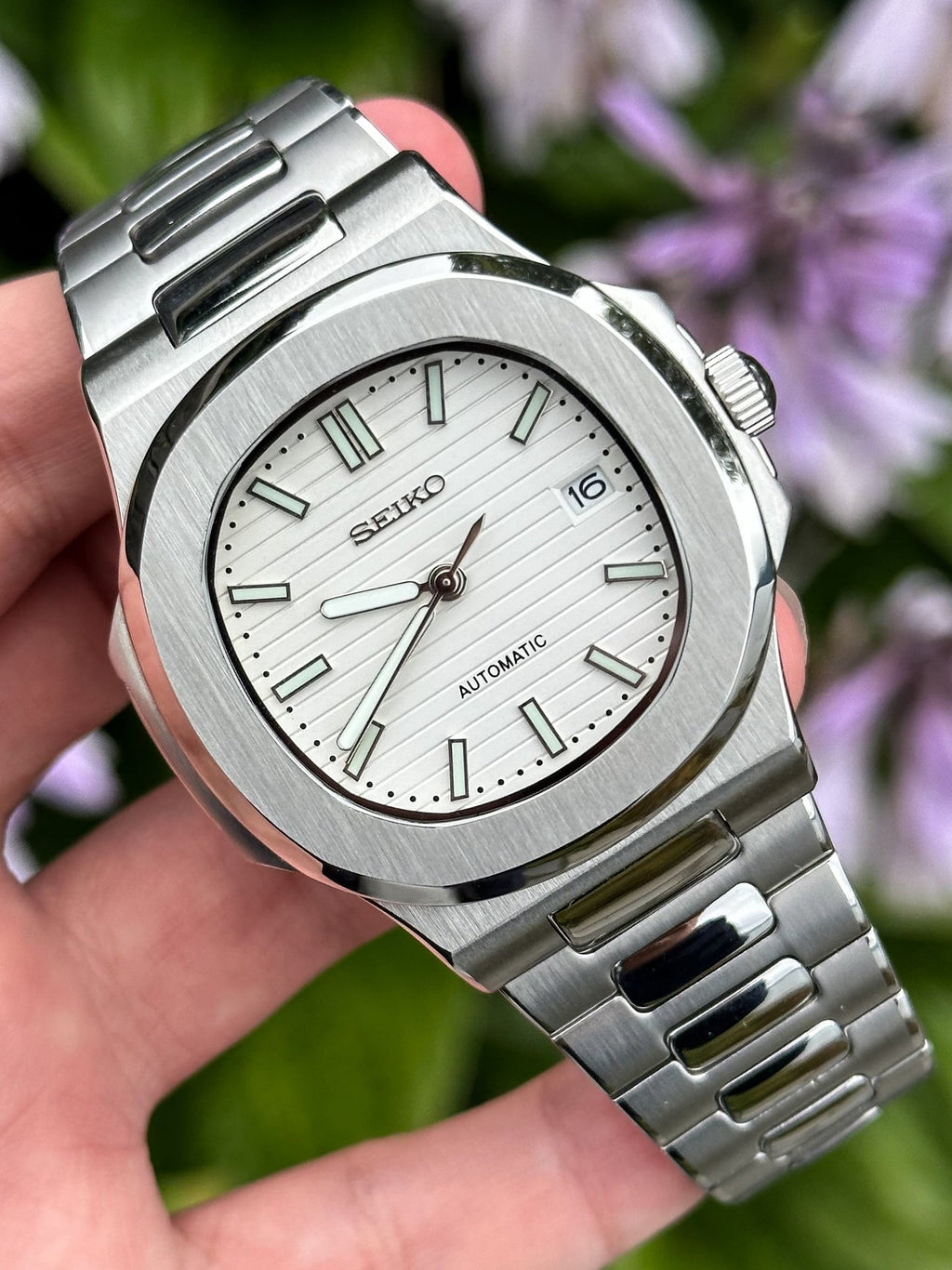 Seiko nautilus white - ZypherPremium