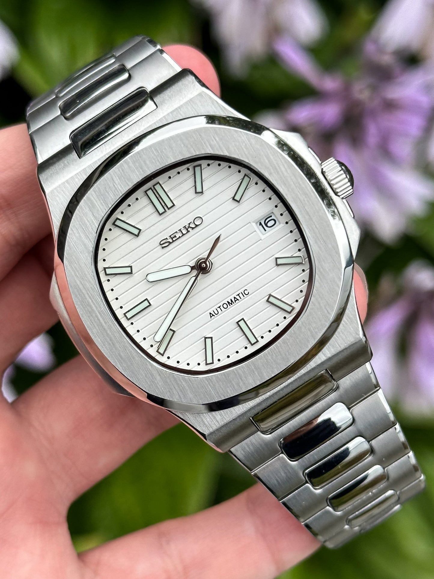 Seiko nautilus white - ZypherPremium
