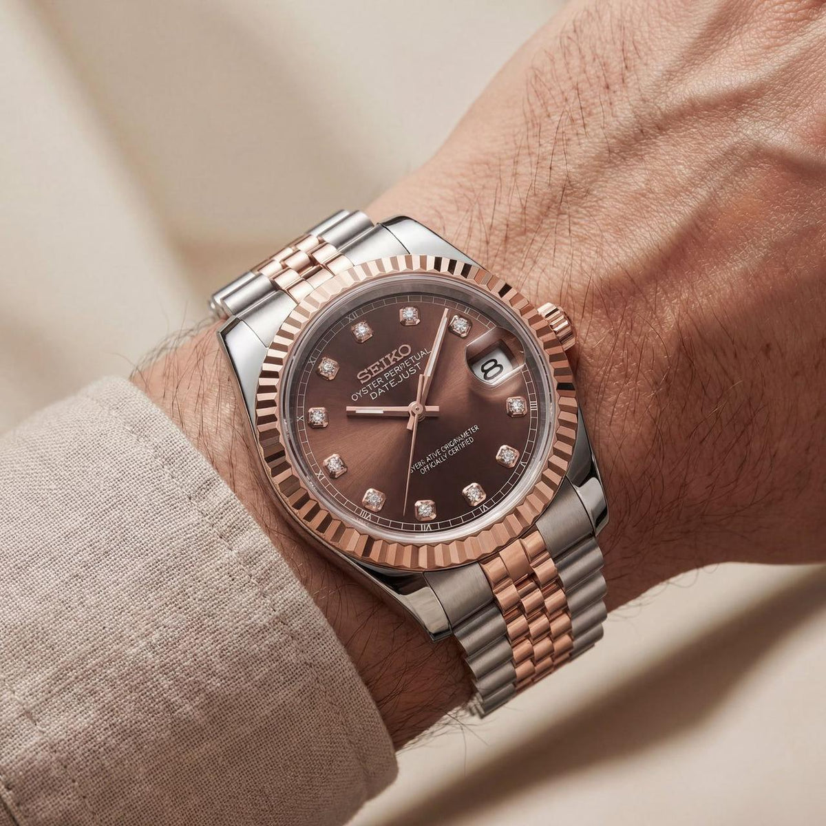Seiko oyster-perpetual Mod - ZypherPremium