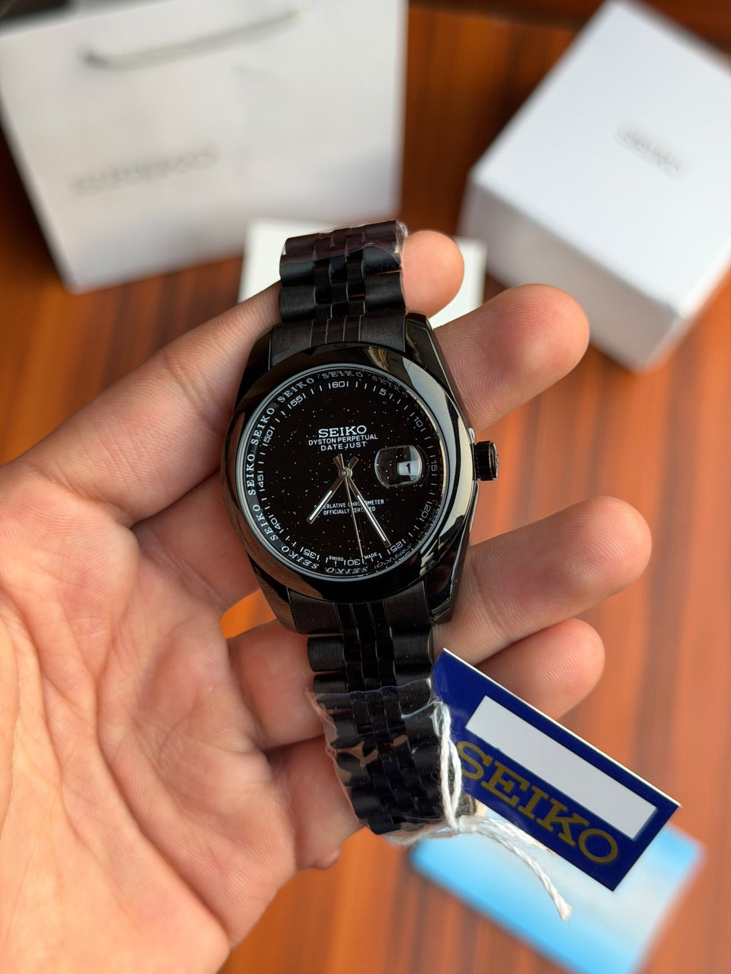 Seiko Stardust black - ZypherPremium
