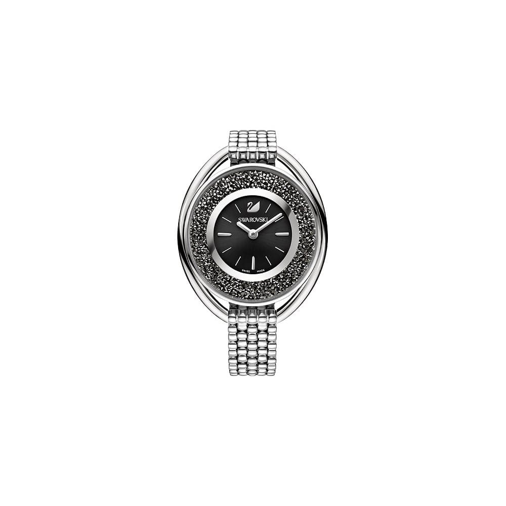 Swarovski Crystalline Oval Black Bracelet Watch - ZypherPremium