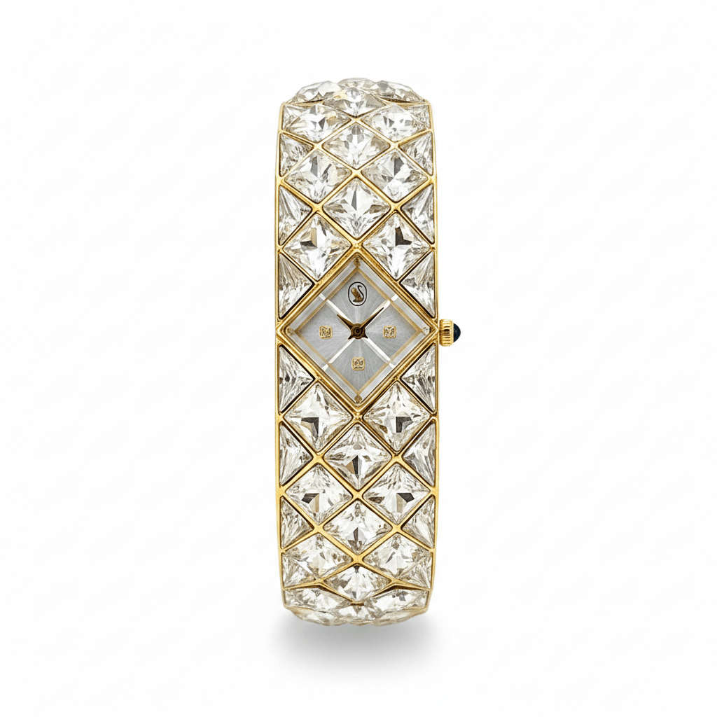 SWAROVSKI CURIOSA CRYSTAL BANGLE – GLAMOUR EDITION - ZypherPremium