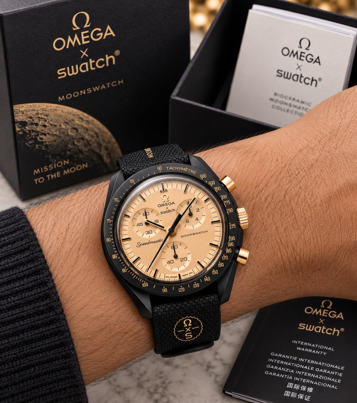 Swatch x Omega MoonSwatch Mission to Earth Phase - ZypherPremium