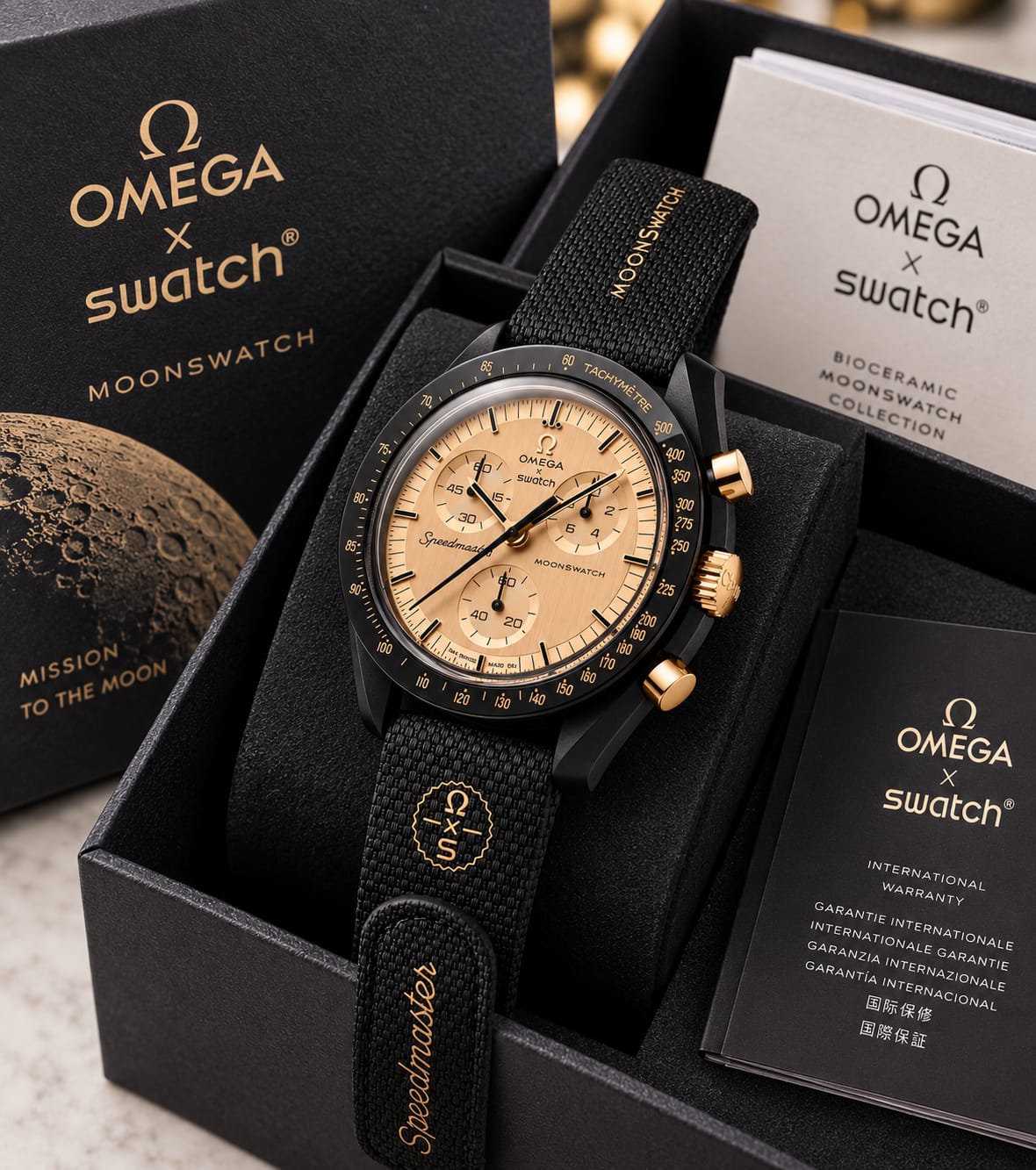 Swatch x Omega MoonSwatch Mission to Earth Phase - ZypherPremium