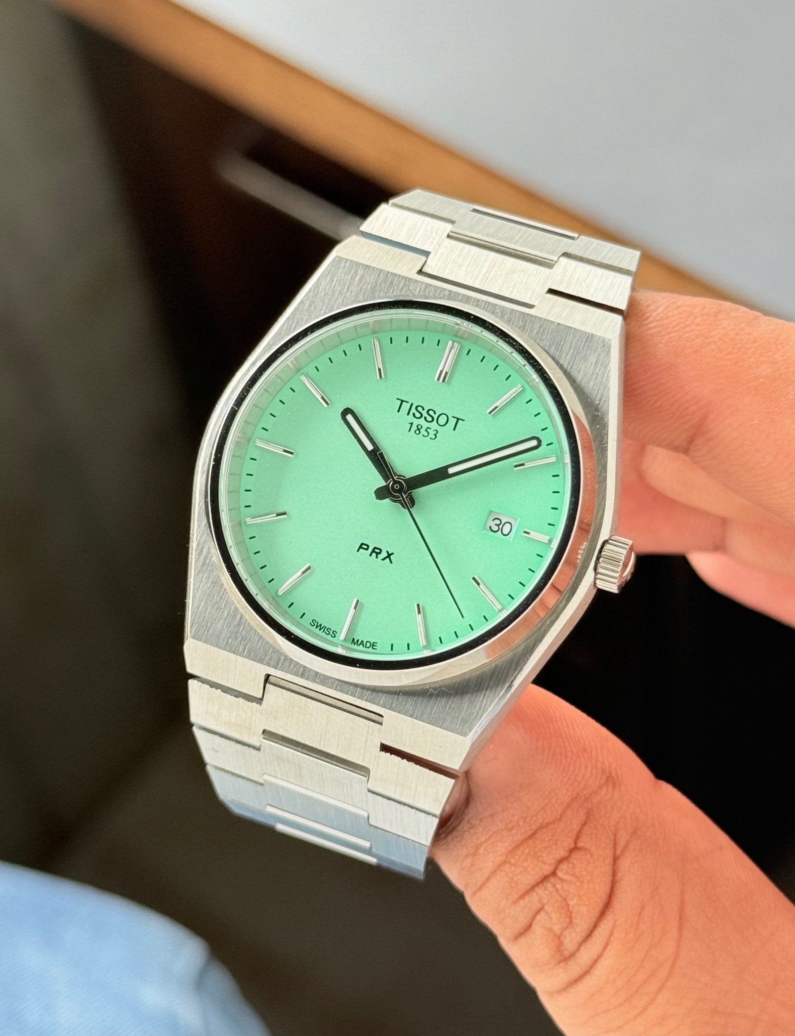 Tissot PRX Quartz Light-Green - ZypherPremium