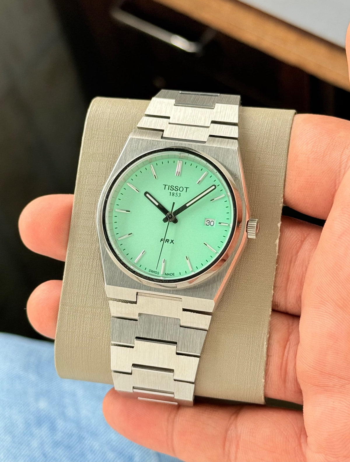 Tissot PRX Quartz Light-Green - ZypherPremium