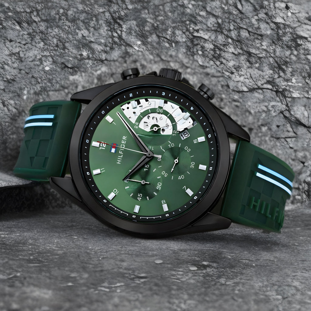 Tommy Hilfiger casual green Chronograph - ZypherPremium
