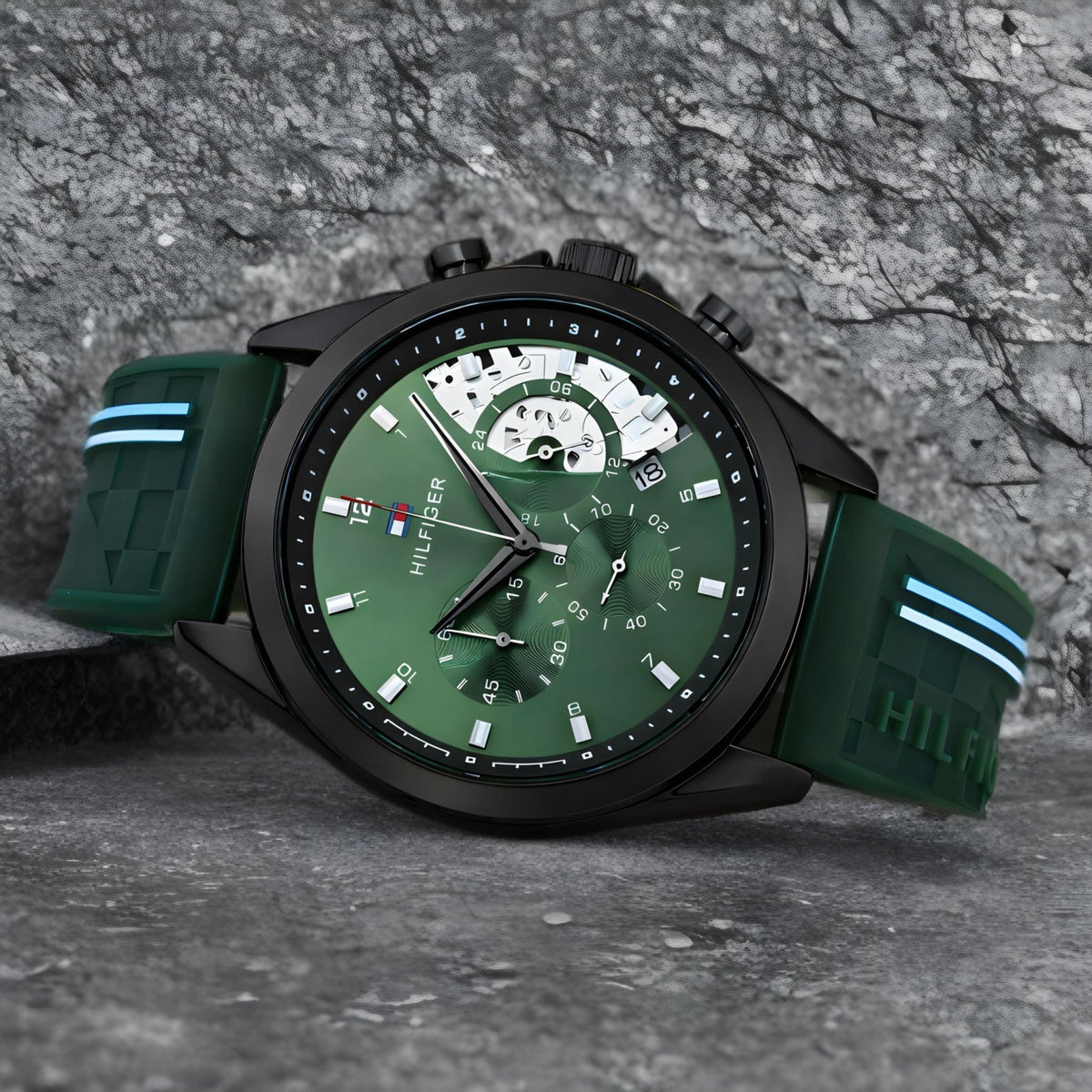Tommy Hilfiger casual green Chronograph - ZypherPremium