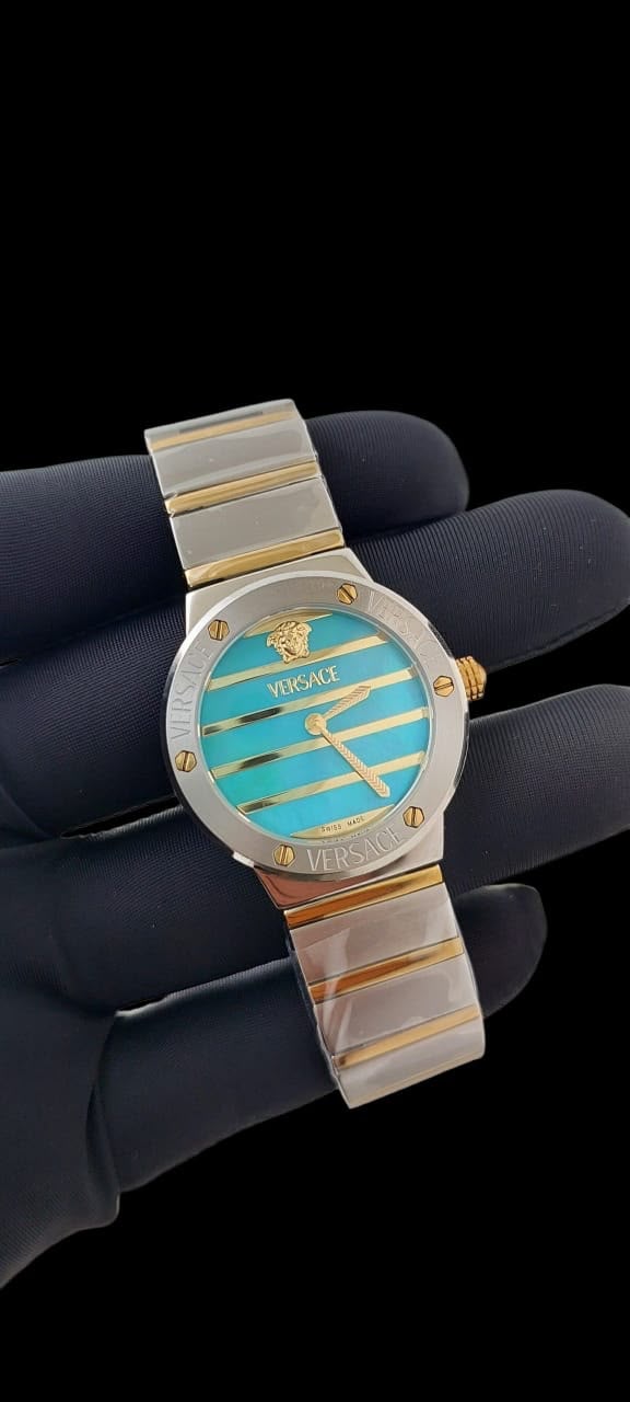 VERSACE GRECA LOGO PEARL VEOS00425 - ZypherPremium