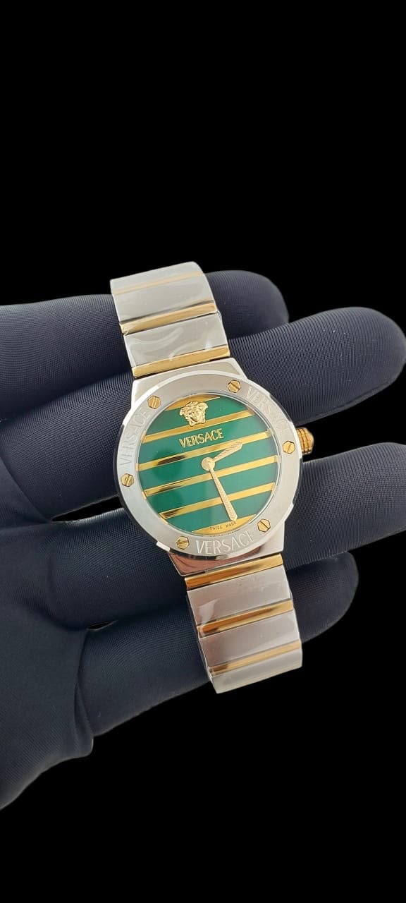 VERSACE GRECA LOGO PEARL VEOS00425 - ZypherPremium