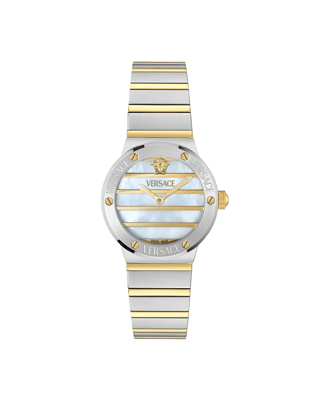 VERSACE GRECA LOGO PEARL VEOS00425 - ZypherPremium